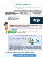 Área de Ciencia y Tecnología-Sesión 3-Semana 2 - Eda 8