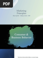 Principles of Marketing (6) - Consumer and Business Behavior