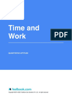 Time and Work: Quantitative Aptitude
