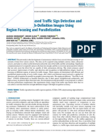Neural-Network-Based Traffic Sign Detection and Recognition in High-Definition Images Using Region Focusing and Parallelization