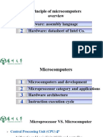 Principle of Microcomputers: Software: Assembly Language Hardware: Datasheet of Intel Co
