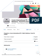 Licere International PR - Public Relations, Travel & Leisure - Facebook