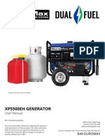 Xp5500Eh Generator: User Manual
