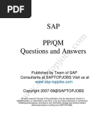 Interview Questions in PPQM Module