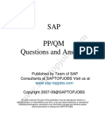 Interview Questions in PPQM Module
