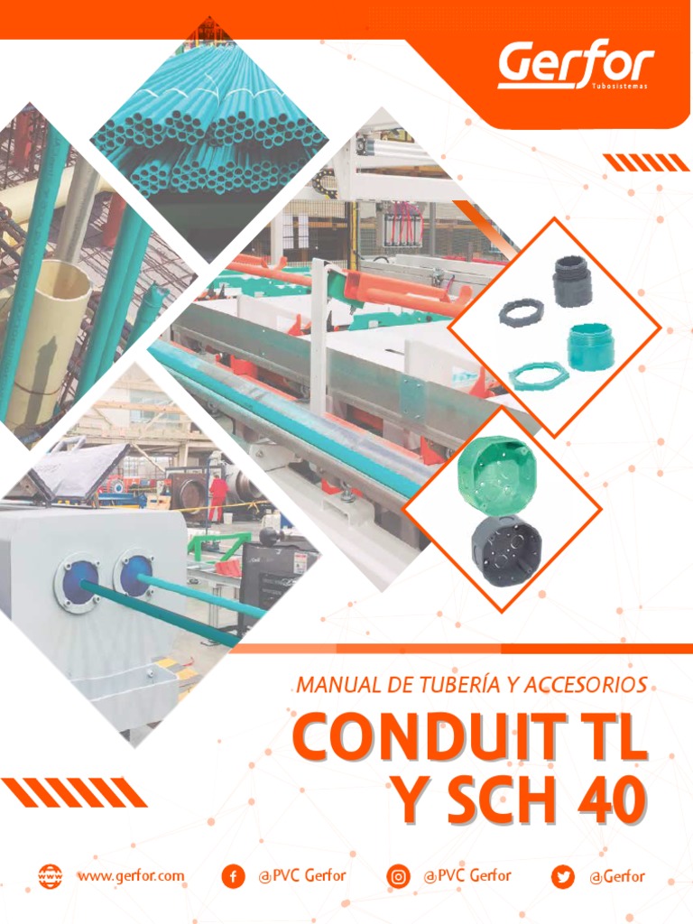 Manual de Tuberia y Accesorios Conduit | PDF | Cableado eléctrico ...