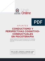 Apuntes Conductismo y perspectivas cognitivo-conductuales en psicoterapia