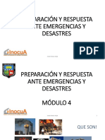 Modulo 4 Preparacion y Respuesta Emergencias y Desastres