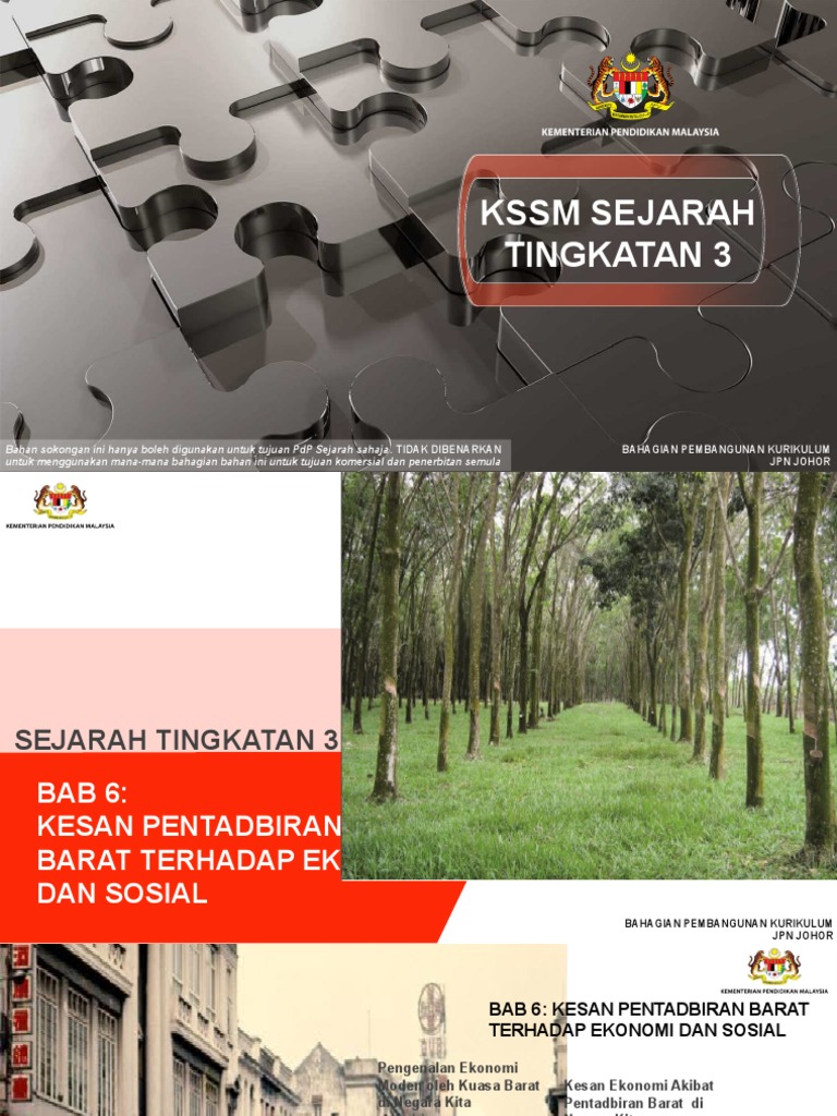 KSSM Sejarah Tingkatan 3 Bab 6 | PDF