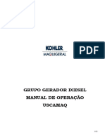 Manual operação grupo gerador diesel USCAMAQ