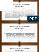 Características Del Procedimiento Administrativo