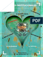 Afiche Valores Institucionales Franciscanos Moises Salazar 3ro C