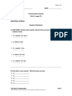 Pronunciation Activity (Unit 5, Page 37) : Name: Date