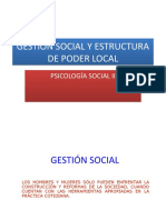 Gestión Social y Estructura de Poder Local