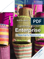 Cambridge IGCSE Enterprise Teachers Resource