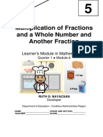 Multiplication of Fractions and A Whole Number and Another Fraction