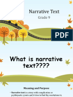 Narrative Text: Grade 9