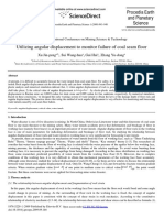 Utilizing Angular Displacement To Monitor Failure of Coal Seam Floor