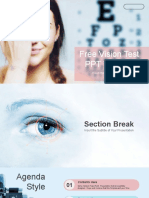 Ophthalmology Vision Test PowerPoint Templates