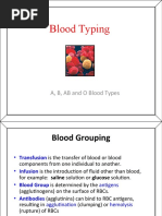 Blood Typing: A, B, AB and O Blood Types