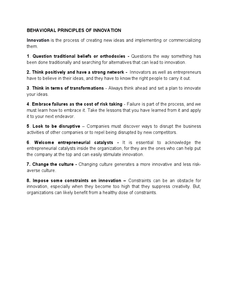 Dharma Principles for Innovative Business | PDF | Business