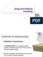 Warehousre and Material Handling