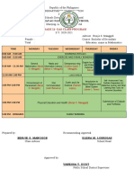 Marayag National High School: Grade 11-Gas Class Program