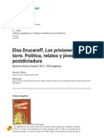 Elsa Drucaroff, Los Prisioneros de La Torre. Política, Relatos y Jóvenes en La Postdictadura