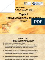 Topik 1 Sistem Masyarakat Melayu Tradisional