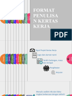 FORMAT PENULISAN KERTAS KERJA