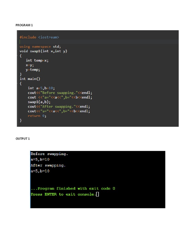 C++ Programs | PDF