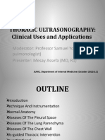 Thoracic Ultrasonography: Clinical Uses and Applications