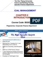 Chapter 0 - Financial Management Introduction