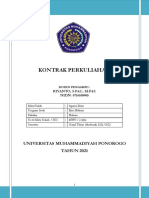 Kontrak Kuliah Agama Islam HUKUM