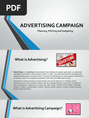 ADVERTISING CAMPAIGN
