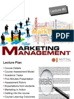 MKTM503 Lecture Plan Details Marketing Concepts Tasks Rubrics