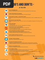 Gym Rules | PDF | Weight Training | Clothing