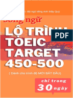 Lộ Trình TOEIC SONG NGỮ Đạt Target 450-500 Trong 30 Ngày