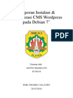 03 - XITKJB - ARIFDS - Laporan Instalasi CMS Wordpress Pada Debian 7