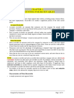 Chapter 1 Accounting For Receivab Les - Doc Under Use