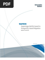 Hyperstage Mysql-Based To Postgresql-Based Migration: Release 8.1 Version 04