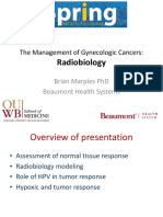 Radiobiology Gyn Marples