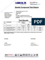 Imported PVC-FR Sheath Compound Test Report
