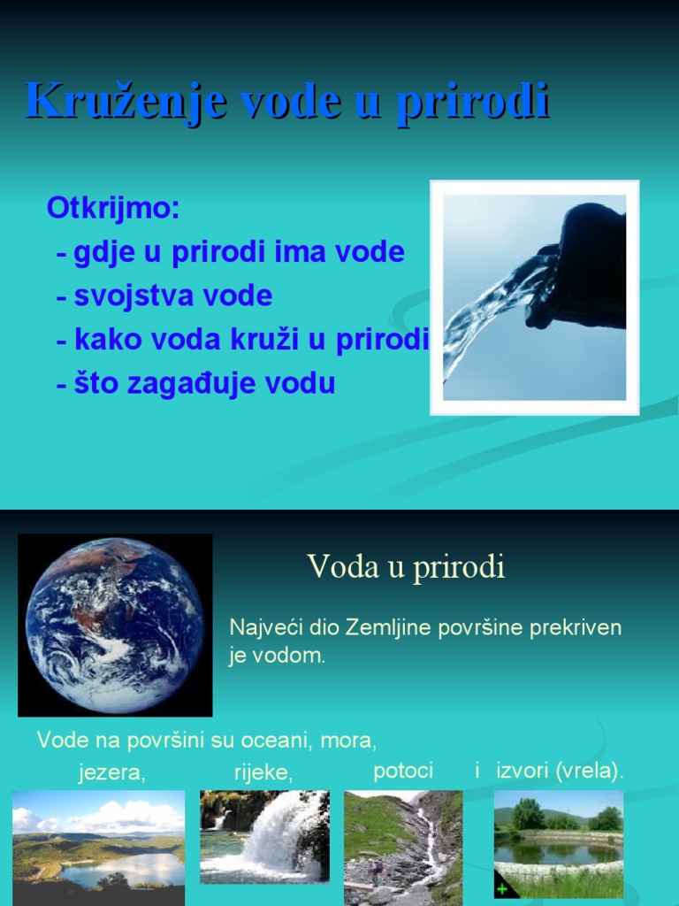 Kruzenje Vode U Prirodi | PDF