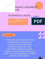 The Performance Assesment Tool For Quality Improvement in Hospital (Path)