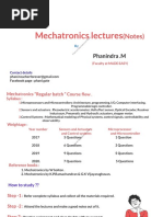 Mechatronics Regular Notes