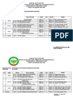 JADWAL MATA KULIAH