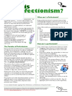 Perfectionism Information Sheet - 01 - What Is Perfectionism