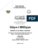 Gâye-I Milliyye: İstiklâl Ve Sa Âdet-I Vatandır