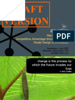 Draft: Management2.0: Competitive Advantage Through Business Model Design & Innovation